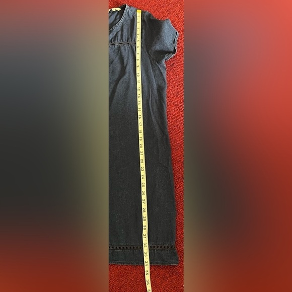 Calvin Klein Jeans Denim Dress with Back Exposed Zip, Sz. L. - Picture 10 of 12